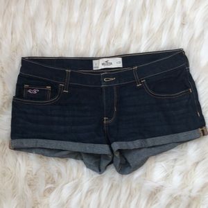 NWOT hollister jean cuffed shorts